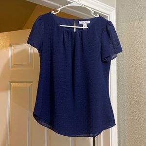 Navy blue blouse